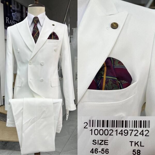 white suit